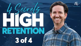 4 Secrets for HIGH Retention (Video 3 of 4) Leadership Tips for Sales Leaders