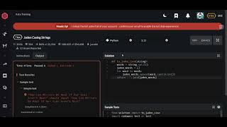 Codewars | Jaden Casing Strings | Python 7 kyu