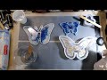 59 in love with this blue glitter butterfly box. beautiful resin diy craft tutorial