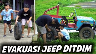 SEMINGGU JEEP DITDIM DILAPANGAN!! EVAKUASI JEEP PASANG VELK LAGI..