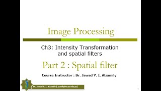 CH 03 | Part 07 | Introduction Spatial filter