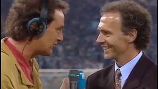 ARD Sportschau: Franz Beckenbauer post-match interview vs Argentinien (WM 1990, Finale)