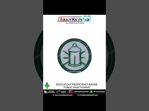 Scout Public Healthyman #ArmyNavyAir #BSG #PublicHealthyman #India #Scout #Leader #Badge