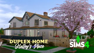 ☄ Halley's Place | DUPLEX HOME🏡🏡 | The sims 4 | Stop Motion 👷🏾‍♀️