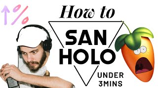 How to make music like San Holo under 3mins(2024)🔥🔥#flstudio #flstudiotutorial #producertips