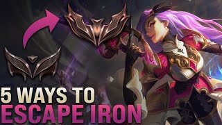 How to ACTUALLY Escape Iron (5 Strategies Explained)