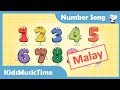 Number Song 1-10 in Malay | Learn Malay / Bahasa Melayu! - KidsMusicTime