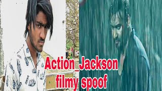 Action Jackson fight filmy spoof Ajay Devgn full fight scene FILMY SPOOF