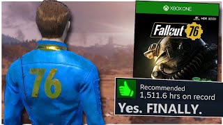 Yes, Fallout 76 is good now