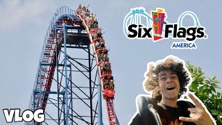 Visiting the MOST UNDERRATED Six Flags Park?! Six Flags America - Bowie, Maryland | VLOG [10/6/24]