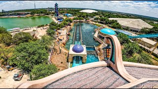 Journey To Atlantis Sea World San Antonio - Frontseat WIDE POV 4K60FPS