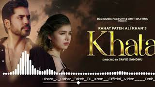 Khata - Rahat Fateh Ali Khan (Official Video) | Amit Majithia | Gautam Gulati | Bcc Music Factory