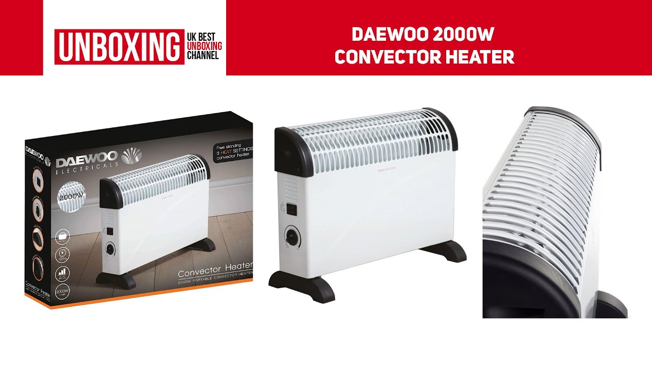 UNBOXING | Daewoo Convector Heater 2000W - YouTube