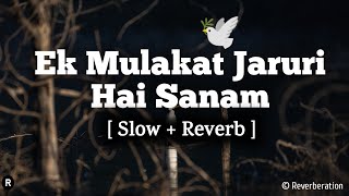 Ek Mulaqat Zaroori Hai Sanam [ Slowed + Reverb ] | Sirf Tum (1999) | Old Hindi Song