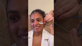 I Tried a CRAZY In Depth Ear Cleaning with Tweezers! #shorts