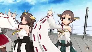 【MMD 艦これ】有頂天LOVE　戦艦（金剛型）金剛さん、比叡改二さん、霧島改二さん、榛名改二さんに踊ってもらいました。