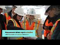 mme geneviève biron de santé québec en visite au ciusss de l est de l île de montréal