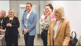 Mme Geneviève Biron de Santé Québec en visite au CIUSSS de l'Est-de-l'île-de-Montréal