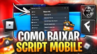 🔥Como Baixar e Colocar SCRIPT no Blox Fruits MOBILE/CELULAR e PC (LINK DIRETO)🔗 - Instalar Executor