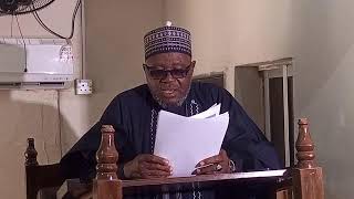 Khudubar Jummu'a Tareda Sheikh Adamu Muhammad Dokoro k