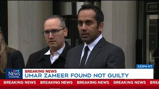 FULL: Umar Zameer speaks after being found not guilty in death of Toronto police officer