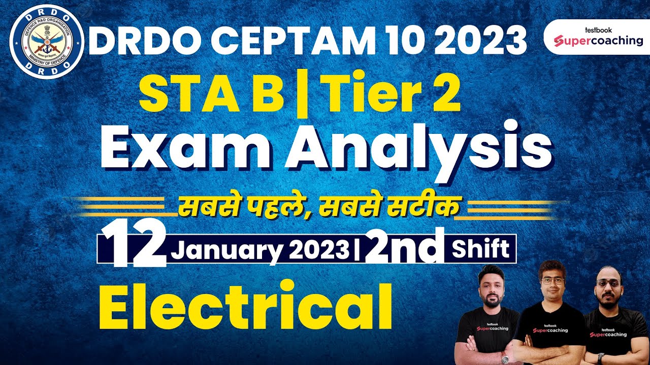 DRDO CEPTAM 10 STA B Tier 2 Exam Analysis 2023 | 12 January 2nd Shift ...