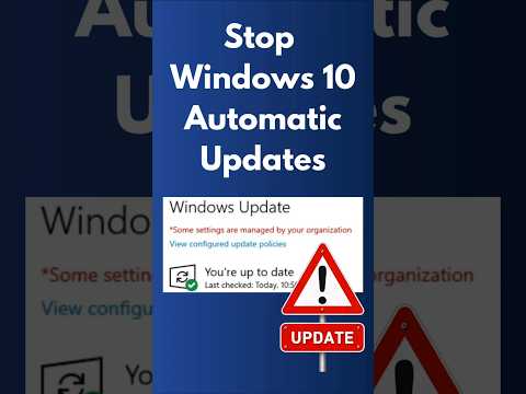 PERMANENTLY Stop Windows 10 Automatic Updates