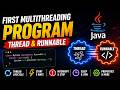 First Multithreading Program in Java - Thread, Runnable, Lifecycle, interrupt(), sleep(), join()