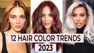 12 Best Hair Color Trends of 2023
