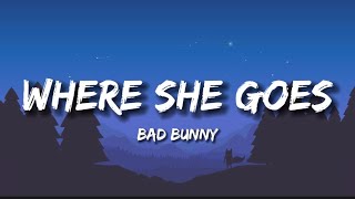 Where she goes - Bad Bunny (Testo/Letra/Lyrics)