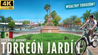 🇲🇽 Colonia TORREÓN JARDÍN | The PRETTIEST Area of the City? | 4K WALKAROUND | MEXICO Travel