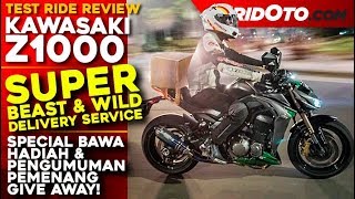 Kawasaki Z1000 Gampang Banget Power Wheelie dan Slide! l Test Ride Review l Gridoto