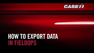 How to Export Data from FieldOps