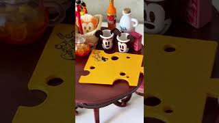 Immersive Mini Mickey Afternoon Tea Setup | Delicious Bread \u0026 Tiny World Fun #miniature #kitchen