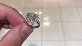 Heart Shape Diamond Halo