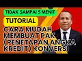 Tidak Sampai 5 Menit. Tutorial Cara Mudah Membuat PAK Konversi