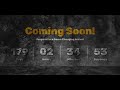 How To Make Coming Soon Page with Countdown - using HTML, CSS, and JavaScript