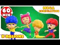 Chicky, Cha-Cha, Lya-Lya, Boom-Boom with New Heroes | Mega Compilation | D Billions Kids Songs