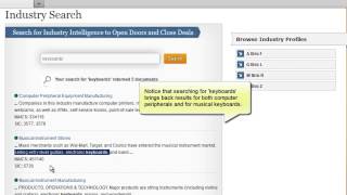 Finding Industry Profiles on First Research