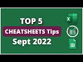 Top 5 CheatSheets Tips for September 2022