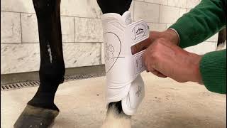 Veredus Absolute Dressage Boot- Velcro Easy Strap Tutorial