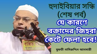 যে কারণে বক্তাদের জিহবা জাহান্নামে কাটা হবে হুদাইবিয়ার সন্ধি।শেষপর্বTafsir24মুফতী নাসিরুদ্দিন আনসারী