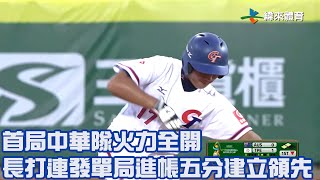 【2023 U12世界盃少棒賽】澳洲 VS 中華 首局中華隊火力全開 長打連發單局進帳五分建立領先