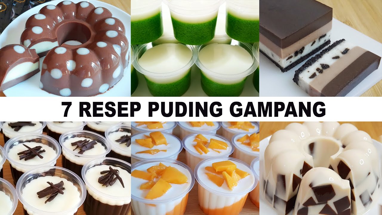 7 RESEP PUDING SUPER MUDAH DAN ENAK - YouTube