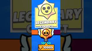 NEW 10,000 trophy!! Legendary Starr!!🔥 #brawlstars #brawlstarsboxopening #brawlstarsupdate