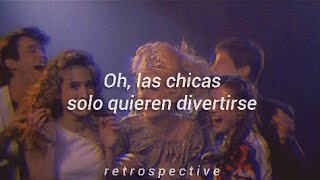 Miley Cyrus - Girls Just Wanna Have Fun / Subtitulado al Español.