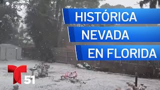 Nevada sorprende a habitantes en Florida