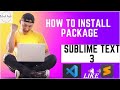 how to install sublime package manually.install sublimetext.installpackages insublime packagecontrol