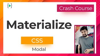 Creating a modal in materialize css