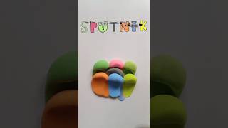 Guess the mixed color of Sputnik #alphabetlore #sputnik #satisfying #colormixing